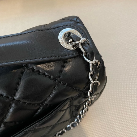 Chanel Easy Carry Flap 2015 Black Lambskin Silver HW almost new condition *Trade - Picture 12 of 17